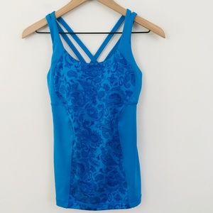 Lululemon Paisley Energy Athletic Tank Top